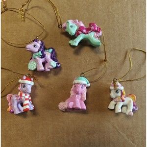 2004 MLP My Little Pony Plastic Christmas Ornaments